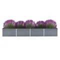 vidaXL Hochbeet Verzinkter Stahl 320x80x45cm Garten Pflanzbeet Blumenkasten - Thumbnail 2