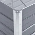 vidaXL Hochbeet Verzinkter Stahl 320x80x45cm Garten Pflanzbeet Blumenkasten - Thumbnail 6