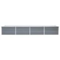 vidaXL Hochbeet Verzinkter Stahl 320x80x45cm Garten Pflanzbeet Blumenkasten - Thumbnail 8