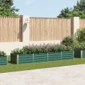 vidaXL Hochbeet Verzinkter Stahl 320x80x45 cm Grün Gartenbeet Pflanzbeet - Thumbnail 2