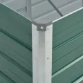 vidaXL Hochbeet Verzinkter Stahl 320x80x77 cm Grün Gartenbeet Pflanzbeet - Thumbnail 5
