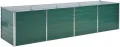 vidaXL Hochbeet Verzinkter Stahl 320x80x77 cm Grün Gartenbeet Pflanzbeet - Thumbnail 2