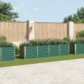vidaXL Hochbeet Verzinkter Stahl 320x80x77 cm Grün Gartenbeet Pflanzbeet - Thumbnail 3