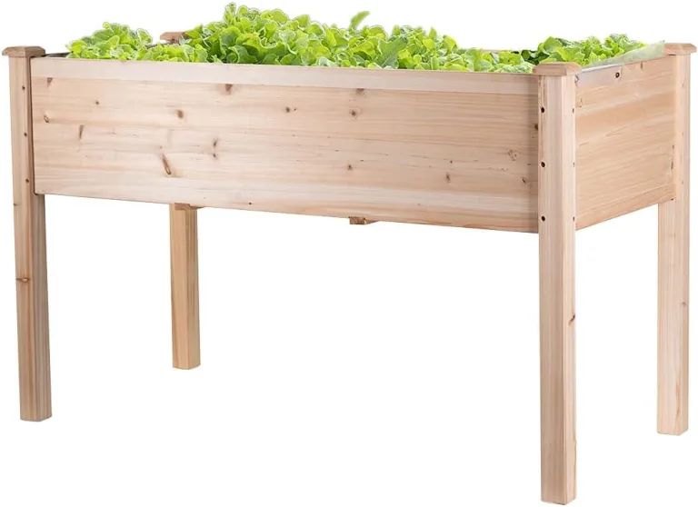 empasa Hochbeet 'Raise 1 XL' aus Holz Gemüsebeet inkl. wasserdichter Folie, Pflanzenkasten für Gemüse und Kräuter im Garten, auf Terrasse oder Balkon, Füllvolumen ca. 140 Liter – Bild 1