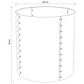vidaXL Hochbeet Stahl Grau 80x80x81 cm Gemüsebeet Pflanzbeet Frühbeet Garten - Thumbnail 3