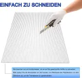 HENGMEI 14x Polycarbonat Doppelstegplatten 4mm Hohlkammerstegplatten10,25 m² UV-beständigen Stegplatten für Gewächshaus, Garten Treibhaus - Transparent - Thumbnail 6