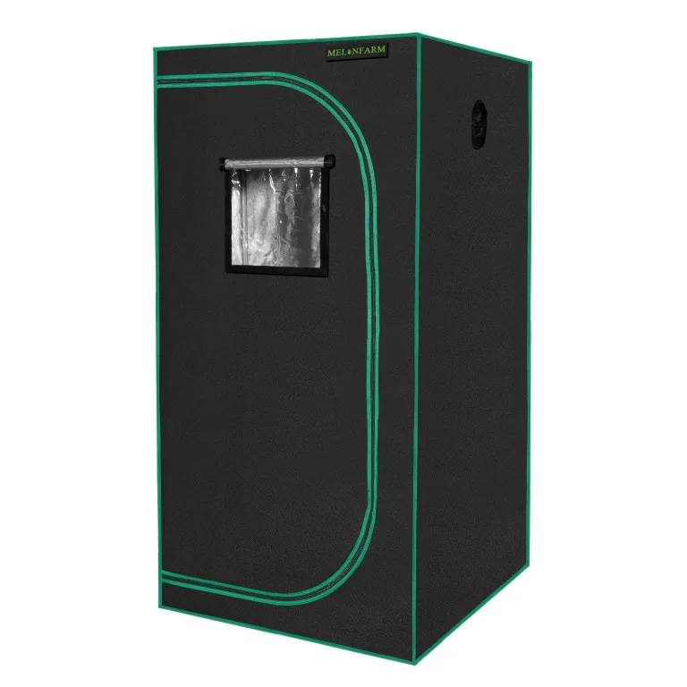 Wachstumszelt reflektierend 600D Mylar, Hydrokultur, mit Sichtfenster, Bodenwanne und Werkzeugtasche für den Innenbereich 36"x36"x63" – Bild 1