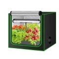 Grow-Zelt, hochreflektierendes 600D-Diamant-Mylar-Gewebe mit Beobachtungsfenster und Bodenschale für hydroponischen Indoor-Pflanzenanbau, 152,4 x 152,4 x 203,2 cm - Thumbnail 10