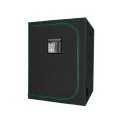 Grow-Zelt, hochreflektierendes 600D-Diamant-Mylar-Gewebe mit Beobachtungsfenster und Bodenschale für hydroponischen Indoor-Pflanzenanbau, 152,4 x 152,4 x 203,2 cm - Thumbnail 1