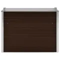 vidaXL Hochbeet Blumenkasten Pflanzkasten Pflanzkübel Blumenkübel Pflanztopf Blumentopf Gemüsebeet Pflanzbeet Braun 100x40x77cm Verzinkter Stahl - Thumbnail 6