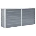 vidaXL Hochbeet Blumenkasten Pflanzkasten Pflanzkübel Blumenkübel Pflanztopf Blumentopf Gemüsebeet Pflanzbeet Braun 160x40x45cm Verzinkter Stahl - Thumbnail 9