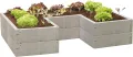 JUWEL Hochbeet Timber 3er-Set (18 Bausteine, Kräuterbeet Füllinhalt 360 l, in Holzoptik, Beetsystem mit hoher Wärmeisolierung, Maße 130x60 cm, Höhe 60 cm, Gemüsebeet) 20471 - Thumbnail 7