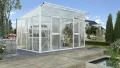 Vitavia Gewächshaus Aphrodite 11500, HKP 10mm, weiß - Thumbnail 5