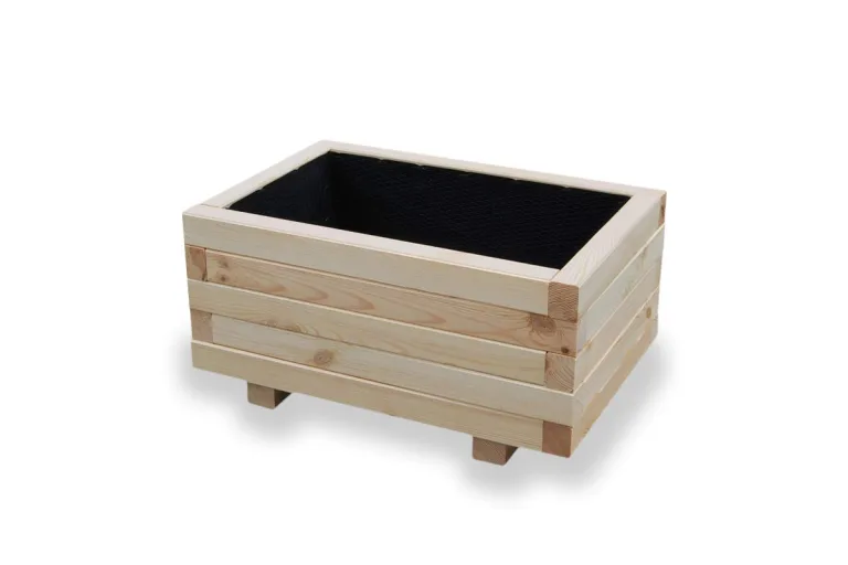 Hochbeet 60 x 40 x 30H cm mit 1x Wasserablauf Blumenkasten aus Holz Pflanzkübel Garten Balkon Terrasse Pflanzkasten AB60KAN4030 – Bild 7