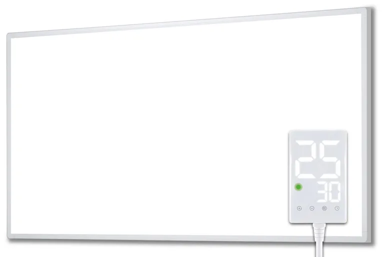 Heidenfeld Infrarotheizung HF-HP100-3 | ???????? ???????????????????? ???????????????????????????????? - 300 Watt - Bis 8 m² - Infrarot Heizkörper - Elektroheizung mit Thermostat - Überhitzungsschutz (HF-HP100-3 300 Watt) – Bild 10