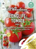 Chrestensen Longlife-Tomate Cindel F1 Samen - Resistent Früh 130g - Freiland Gewächshaus - Lange Haltbar Lagerfähig - Lycopersicon Saatgut - TMV Fusarium Verticillium - Robuste Freilandtomate Salat - Thumbnail 1