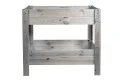 mgc24 Hochbeet Kiefernholz Grau, 80 x 37,6 x 78cm ohne Ablageboden | Stehender Pflanzkasten aus Holz, Für Garten/Terrasse/Balkon, vielseitig nutzbar, robust & stabil, einfache Montage - Thumbnail 5