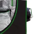Grow Zelt für Pflanzen Zuchtzelt Gewächshaus Box Garten Anzucht Gemüse Kräuter Grow Schrank Indoor 120 x 60 x 180 cm Blumen klein Tomaten Hydro Green Kingpower - Thumbnail 5