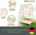 empasa Hochbeet 'Raise Deluxe' aus Holz Blumenkasten Pflanzkübel Frühbeet Kräuterbeet mit Abdeckung für Garten, Balkon und Terrasse - Thumbnail 3