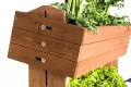 Hochbeet mit Rankseilen Cube 2 - Gemüsebeet Kräuterbeet - Beet für Terrasse Balkon & Garten - Thumbnail 7