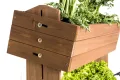 Vertikales Hochbeet mit 4 Etagen Cube 4 - Gemüsebeet Kräuterbeet - Beet für Terrasse Balkon & Garten - Thumbnail 3