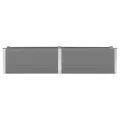 vidaXL Hochbeet Pflanzkübel Gartenbeet Blumenbeet Pflanzkasten Kräuterbeet Blumenkasten Pflanzkasten Gemüsebeet Pflanzbeet 250x50x54cm WPC Grau - Thumbnail 6