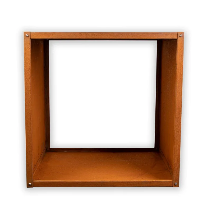 Köhko® Designer Pflanzrahmen (Ohne Boden) aus Cortenstahl als Bausatz QUADER 50x50x40 cm…… – Bild 2