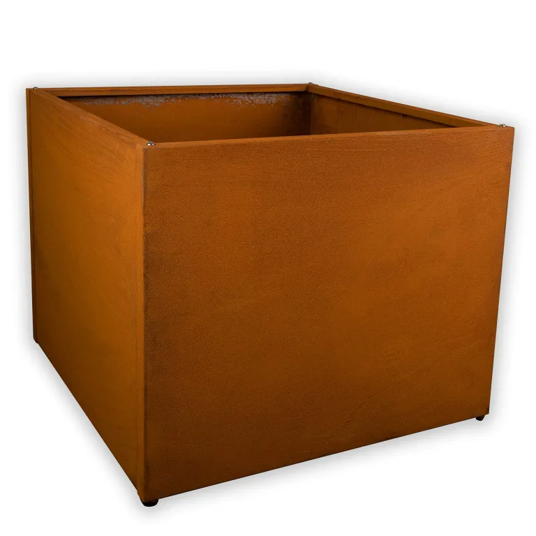 Köhko® Designer Pflanzrahmen (Ohne Boden) aus Cortenstahl als Bausatz QUADER 100x100x50 cm… – Bild 3
