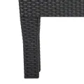 Deuba® Hochbeet 2in1 Funktion Balkonkasten 30L Bewässerungssystem mit abnehmbaren Füßen Polyrattan Beet Garten Balkon Kunststoff Anthrazit 60x25cm - Thumbnail 2