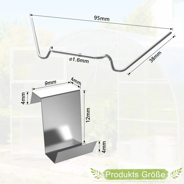 14 Pcs Polycarbonat Hohlkammerplatten Hohlkammerstegplatten Doppelstegplatten transparente Polykarbonat Platten 4 mm stark 60,5 x 121 cm Ersatzteile für Garten Treibhaus Ersatzplatten 10,25 m² – Bild 3