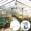 14 Pcs Polycarbonat Hohlkammerplatten Hohlkammerstegplatten Doppelstegplatten transparente Polykarbonat Platten 4 mm stark 60,5 x 121 cm Ersatzteile für Garten Treibhaus Ersatzplatten 10,25 m² - Thumbnail 7