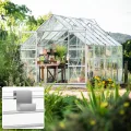 14 Pcs Polycarbonat Hohlkammerplatten Hohlkammerstegplatten Doppelstegplatten transparente Polykarbonat Platten 4 mm stark 60,5 x 121 cm Ersatzteile für Garten Treibhaus Ersatzplatten 10,25 m² - Thumbnail 8