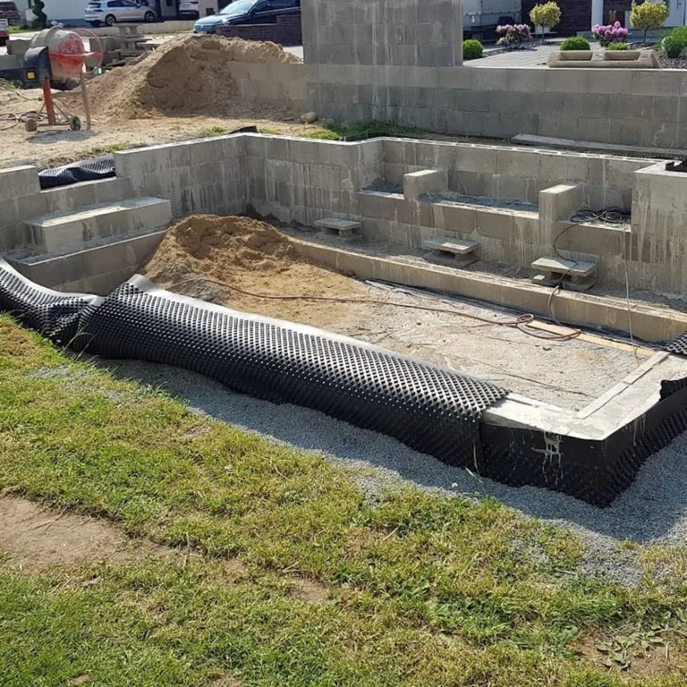 Handelskönig Hochbeetfolie Noppenfolie Noppenbahn Grundmauerschutz 1 m x 10 m = 10 m² Dichtungsbahn Drainage, Sauberkeitsschicht ohne Weichmacher – Bild 6