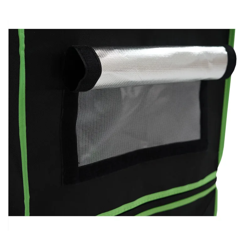 Zelsius Growzelt MyHomeGrow Grow Tent | Indoor Growroom | Growschrank Darkroom Pflanzenzelt Gewächshaus Zuchtzelt (140 x 140 x 200 cm, Grau) – Bild 6