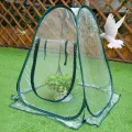 1 Stück Gartengewächshaus,Mini-Pop-up-Gewächshaus,Pflanzenabdeckung, kleines Winterzelt zum Schutz von Pflanzen und Blumen (70 x 70 x 80 cm) - Thumbnail 5