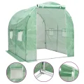 vidaXL Gewächshaus Treibhaus Frühbeet Tomatenhaus Folientunnel Pflanzenhaus 4 m² 2x2x2 m - Thumbnail 2