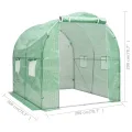 vidaXL Gewächshaus Treibhaus Frühbeet Tomatenhaus Folientunnel Pflanzenhaus 4 m² 2x2x2 m - Thumbnail 8