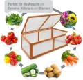 zooprinz Frühbeet HERBA – Pflanzbeet für Terrasse / Garten und Balkon – Gewächshaus – Anzuchtbeet mit Abdeckung aus Holz & Polycarbonat – idealer Schutz für Kräuter und Co. - Thumbnail 5