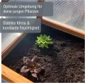 zooprinz Frühbeet HERBA – Pflanzbeet für Terrasse / Garten und Balkon – Gewächshaus – Anzuchtbeet mit Abdeckung aus Holz & Polycarbonat – idealer Schutz für Kräuter und Co. - Thumbnail 7