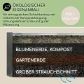 blumfeldt Hochbeet High Grow Straight Material: verzinkter Stahl. Durchmesser: 0,6 mm. Rostschutz. 4x Aluminium Schutzleisten. Maße: 100 x 60 x 100 cm. Volumen: 600 l. Anthrazit. - Thumbnail 4