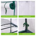 Bramble - Premium Garten Foliengewächshaus für Balkon & Terrasse mit 3 Etagen, Stahlrahmen & Verstärkter PVC-Abdeckung - Stabil & Einfach zu Montieren - 125x69x49cm - Thumbnail 7