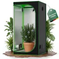 Kingpower Grow Zelt für Pflanzen Zuchtzelt Gewächshaus Box Zuchtschrank Garten Anzucht Gemüse Kräuter Grow Schrank Indoor Blumen klein Tomaten Hydro Green, Größe:120 x 120 x 200 cm (08) - Thumbnail 10