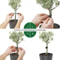 40 Blitzbinder 11cm - Pflanzenbinder für Gartenbau und Haushalt | Kabelbinder | Schlauchbinder | Universalbindung aus Gummi | 40 Stück | UV-beständig und elastisch | wiederverschließbar - Thumbnail 3