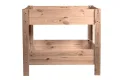 mgc24 Hochbeet Kiefernholz Dunkelbraun, 80 x 30 x 78cm, extra schmal | Stehender Pflanzkasten aus Holz, Für Garten/Terrasse/Balkon, vielseitig nutzbar, robust & stabil, einfache Montage - Thumbnail 5