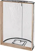 DEMA Foliengewächshaus Folienfrühbeet Gewächshaus Frühbeet Treibhaus mit Holzrahmen - Thumbnail 5