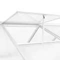 vidaXL Gewächshaus Aluminium 13,41m³ 3,8mm Treibhaus Tomatenhaus Pflanzenhaus - Thumbnail 4