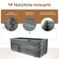 BooGardi Hochbeete-KIT für Pflanzkübel Holz mit Vlies · Unterbau für Hochbeet in 5 Größen · 100 cm lang naturbraun · Untergestell Hochbeete für Garten, Balkon & Terrasse · groß außen rechteckig XXL - Thumbnail 5