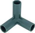 Tissting 3-Wege Gartenrahmenverbinder, Steck Verbinder für Gewächshaus Rahmen für Gartenrahmen, DIY Rahmenverbinder für Zubehör wie Gewächshäuser（Der Produktwinkel ist EIN Dreieck） - Thumbnail 7