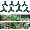 Tissting 3-Wege Gartenrahmenverbinder, Steck Verbinder für Gewächshaus Rahmen für Gartenrahmen, DIY Rahmenverbinder für Zubehör wie Gewächshäuser（Der Produktwinkel ist EIN Dreieck） - Thumbnail 2