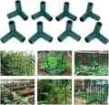 Tissting 3-Wege Gartenrahmenverbinder, Steck Verbinder für Gewächshaus Rahmen für Gartenrahmen, DIY Rahmenverbinder für Zubehör wie Gewächshäuser（Der Produktwinkel ist EIN Dreieck） - Thumbnail 3